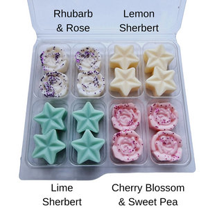 Wax Melt Selection Box, Highly Scented Wax Melt Shapes, Select Your Fragrances