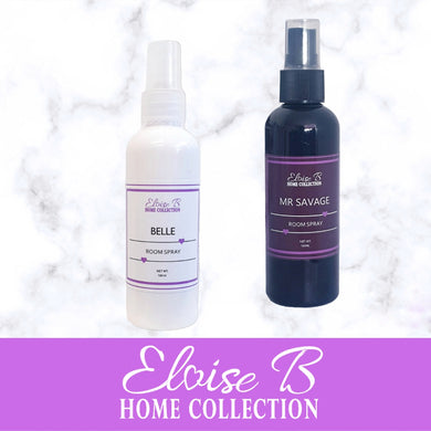 Eloise B room and linen spray in various fragrances
