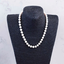 Load image into Gallery viewer, Freshwater Pearl Necklace Sterling Silver, June Birthstone Necklace, Special Birthday Gift for Mum Grandma Sister Friend, Wedding Jewellery