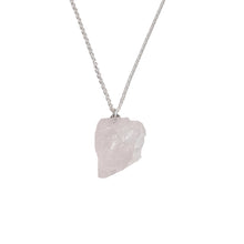 Load image into Gallery viewer, Natural Crystal Necklace Sterling Silver, Raw Crystal Stone Necklace
