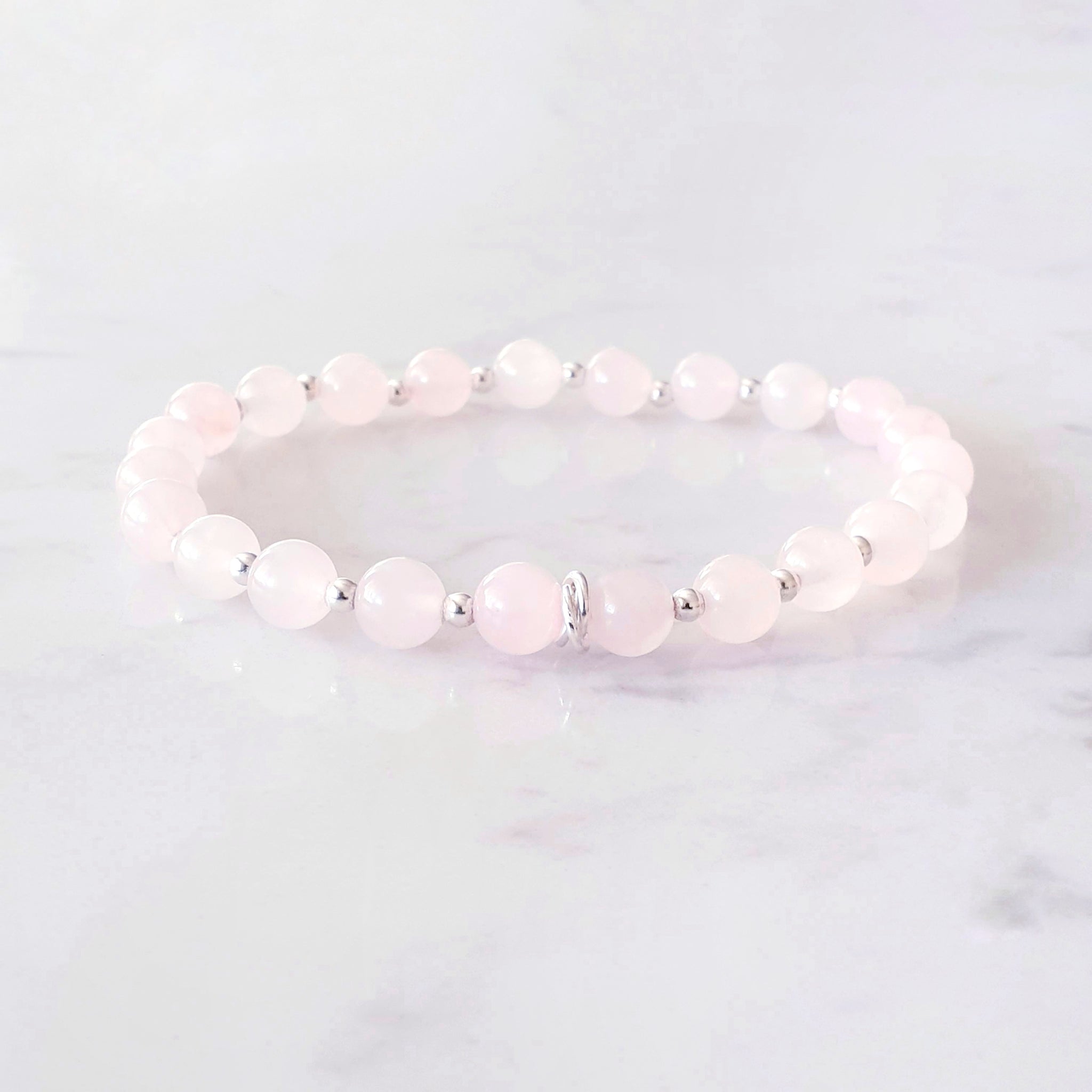 MOONBOW MAE ROSE QUARTZ CHIPSTONE BRACELET – BAHLOO & YHI