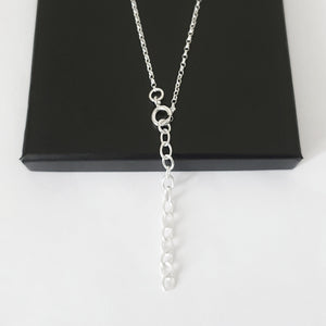 Sterling silver chain with extender