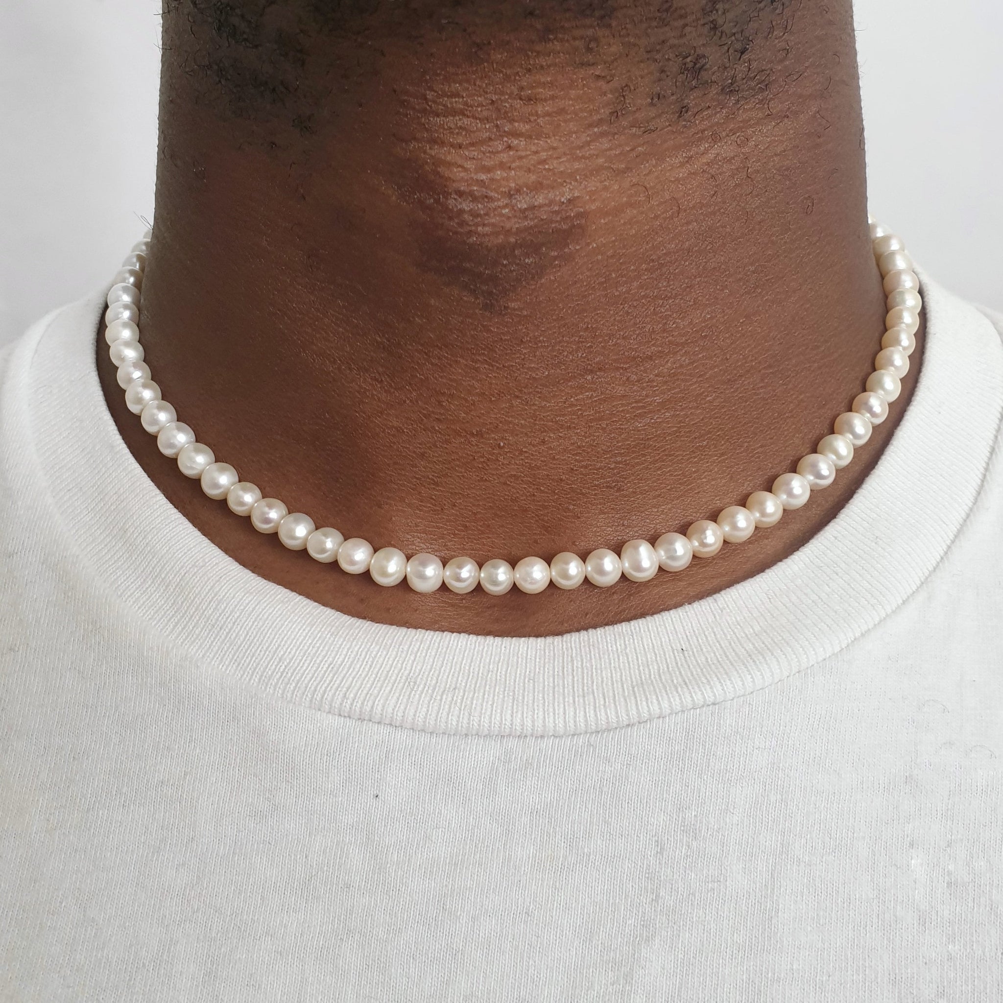 KXIEER Pearl Necklace for Men,Pearl Necklaces for Women,6mm India | Ubuy