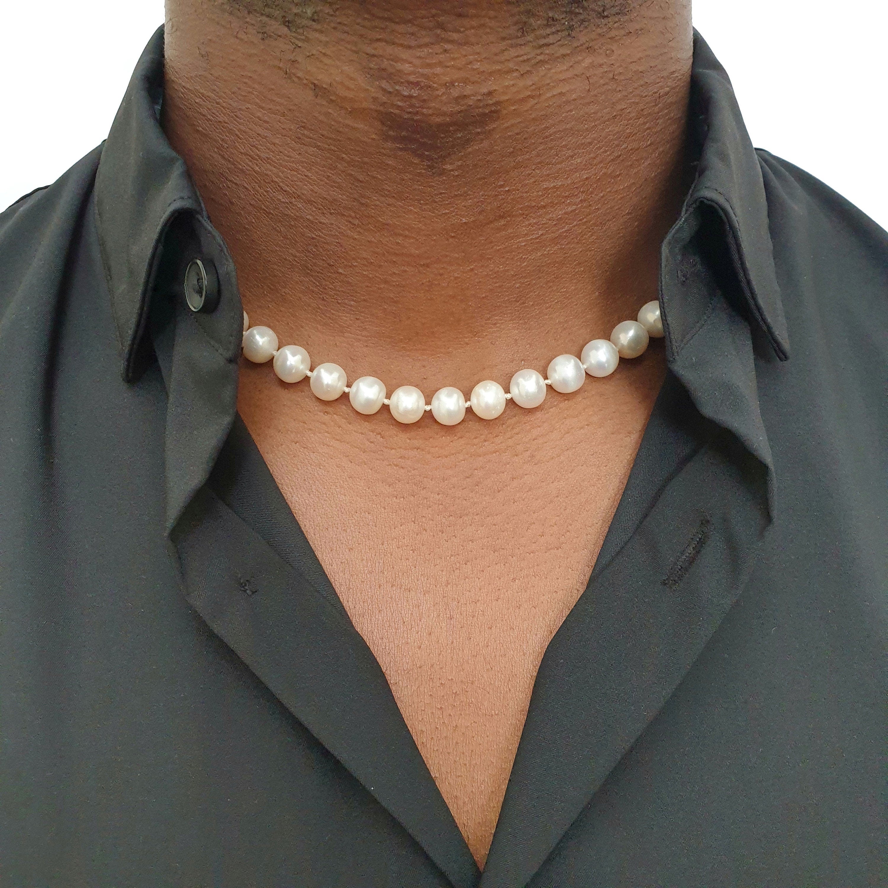 3 Styles 925 Sterling Silver Pearl Beaded Chain Necklace - 18\" To 24\" Length For Men & Women, Gift Ready